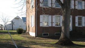 The Ewing house and barn    
