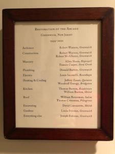 Arcade restoration record
